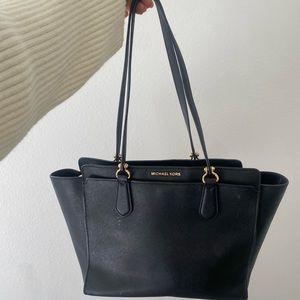 michael kors black tote